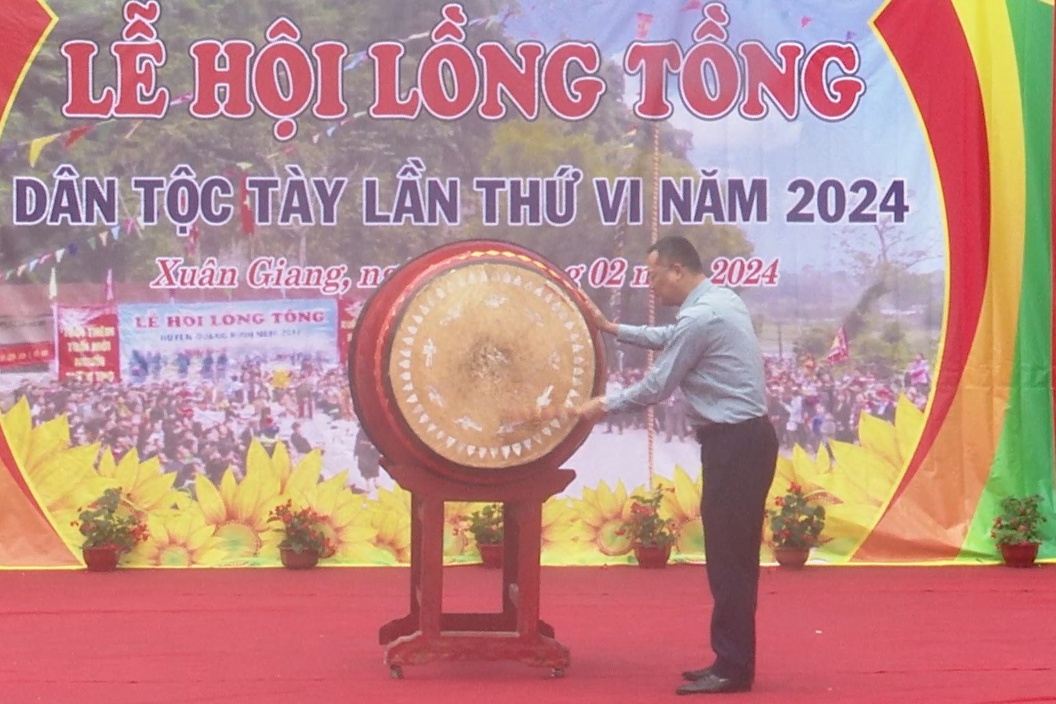 Ghi nhận Lễ hội Lồng tồng xã Xuân Giang năm 2024