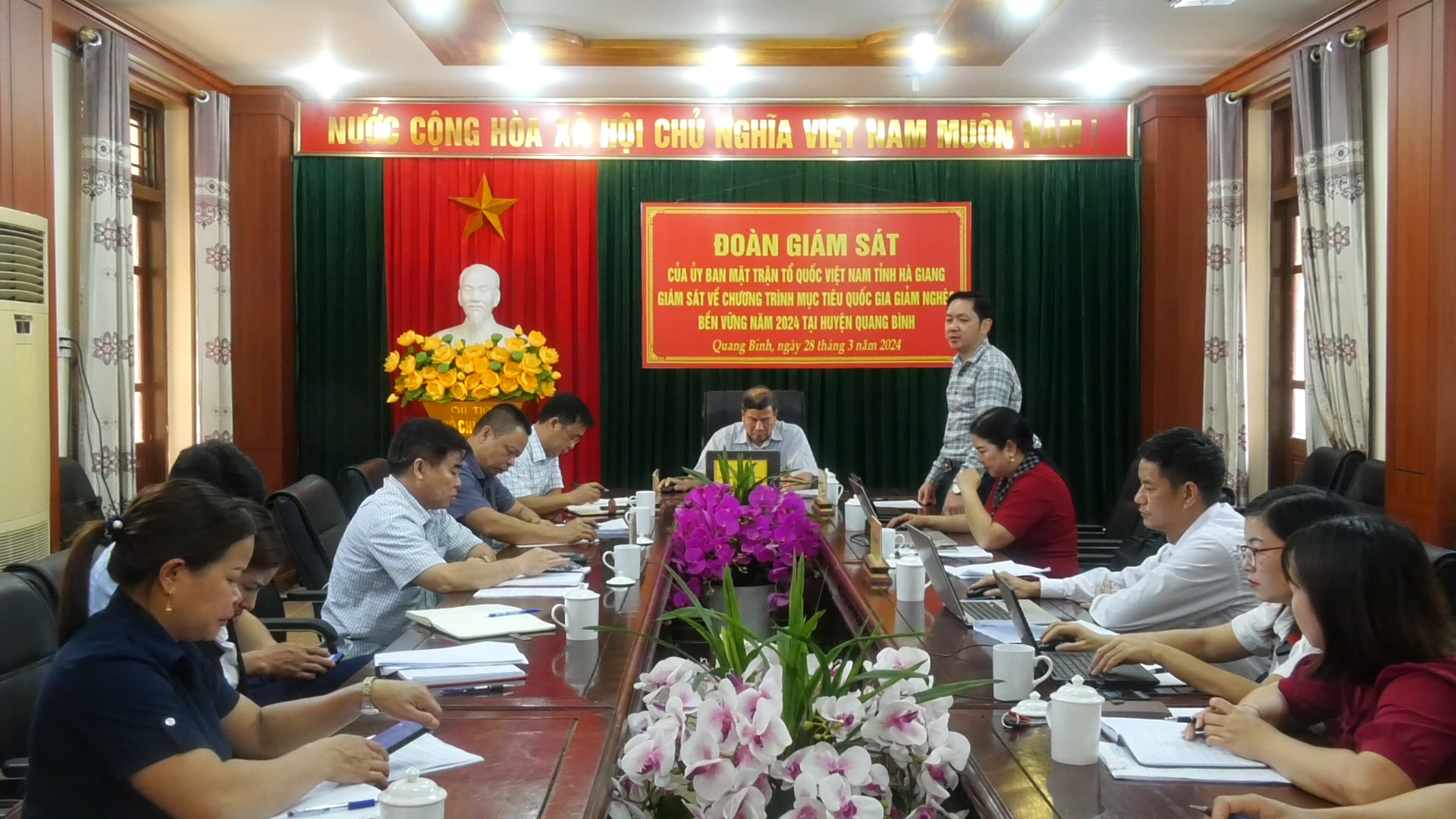 Ủy ban Mặt trận Tổ quốc Việt Nam tỉnh Hà Giang giám sát tại huyện Quang Bình