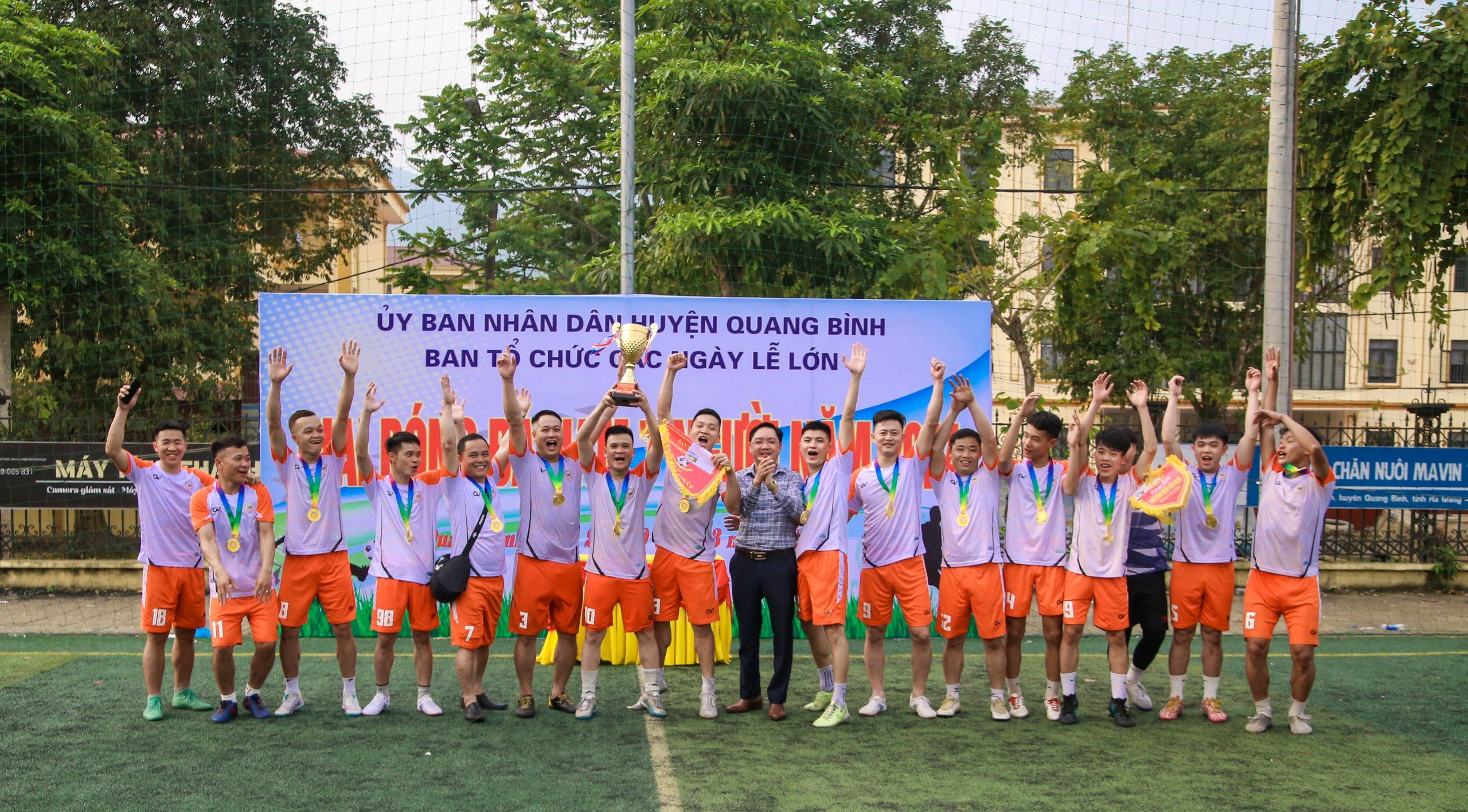 Quang Bình: Bế mạc Giải bóng đá nam 7 người năm 2024
