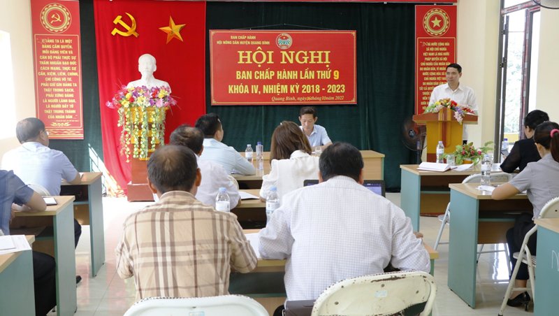 Hội nghị BCH Hội Nông huyện Quang Bình lần thứ IX