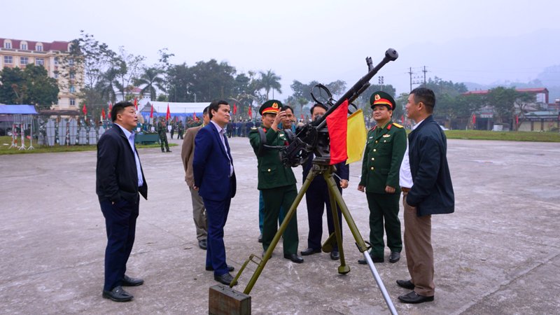 Quang Bình tổ chức Lễ ra quân huấn luyện năm 2023